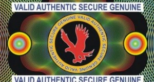 Authentic Eagle Design - Hologram with Adhesive Backing for ID Badge Security