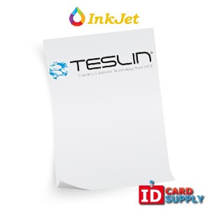 For Making PVC-Like ID Cards Inkjet Teslin Paper 10 Sheets 8up Perforated 