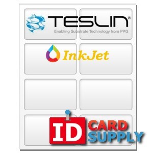 5 Sheets Inkjet Teslin Synthetic Paper For Making PVC-Like ID Cards 