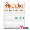 Pack of 2 8up Arcadia Synthetic Paper