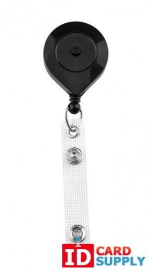 Black Badge Reel With Quick Lock And Release Button | QTY: 25