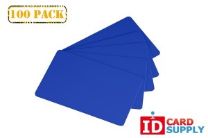 Hospital Blue 30 Mil PVC Cards | QTY: 100