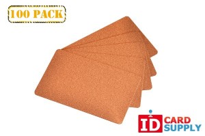 Premium Copper Standard Size PVC Cards | QTY: 100
